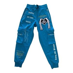 Blessed jogger zipper sweatpants Sz medium